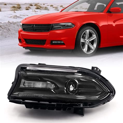 Amazon.com: VLINCAR Headlight Assembly Compatible with 2015-2021 Dodge ...