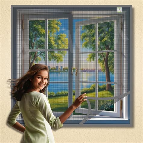 ARMORX Fixed Size Fiberglass Window Mosquito Net | Stitched with ...