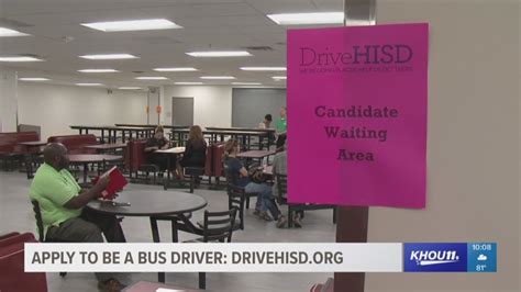 HISD hosts job fair for bus drivers | khou.com