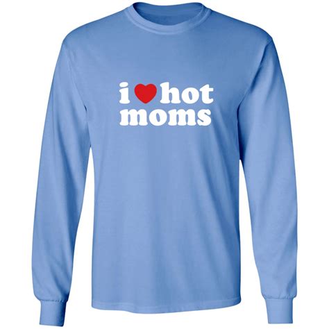 Danny Duncan Merch I Heart Hot Moms Long Sleeve Danny Duncan T Shirts ...