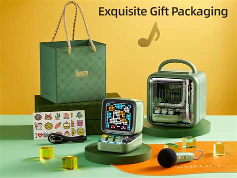 Divoom Ditoo-Mic Bluetooth Speaker with Karaoke Microphone - RGB ...