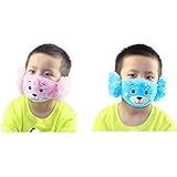 Buy Chiku Piku Girls/Boys Warm Winter Synthetic Face Mask with Plush ...