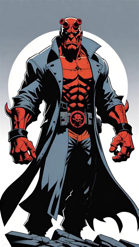 "Hellboy" Wallpaper Digital Art Design in 2025 | Marvel art drawings ...