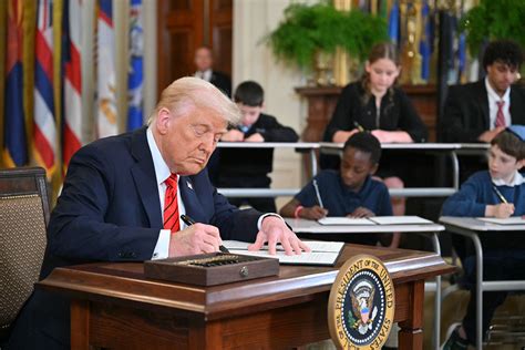 Trump signs executive order dismantling the Department of Education