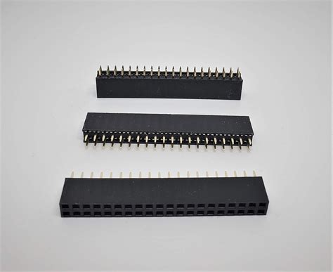 Connectors Pro 25-Pack 40P 2.54mm 0.1" Pitch PCB Female Pin Headers ...
