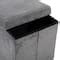 17" Modern Fabric Storage Stool, Color: Gray | Michaels