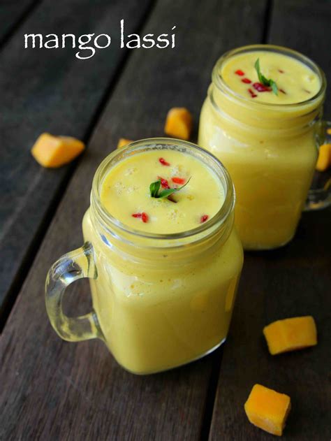 आम की लस्सी रेसिपी | mango lassi in hindi | मैंगो लस्सी | मैंगो लस्सी ...