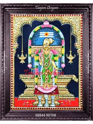 Sacred Lakshmi Tanjore Painting