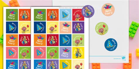 April Fools' Day Stickers