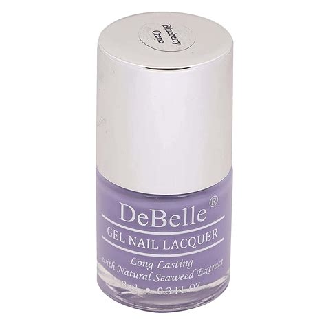 Buy DEBELLE GEL NAIL LACQUER BLUEBERRY CREPE LAVENDER NAIL POLISH-8ML ...
