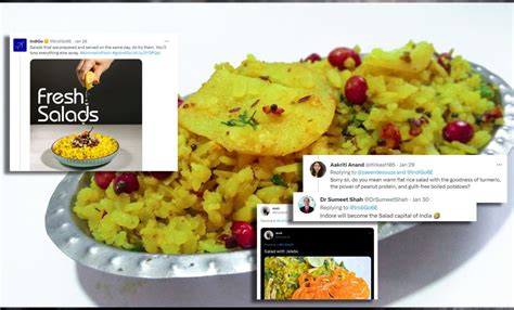 Twitter Roasts Indigo Airlines After It Advertised Poha As ‘Fresh Salad’