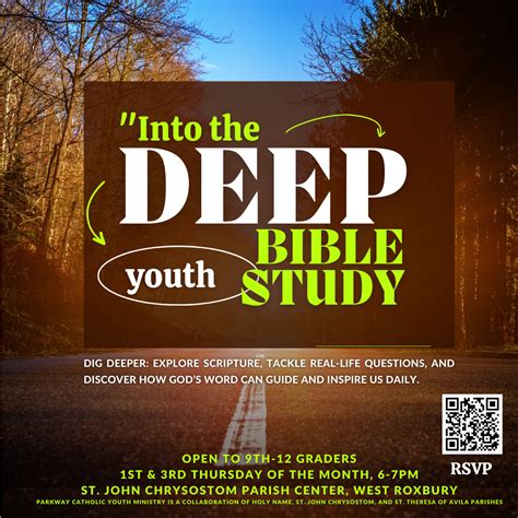 Youth Bible Study Flyer