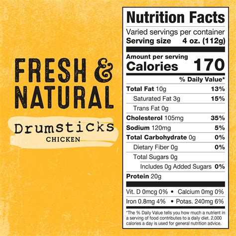 Fresh & Natural Chicken Drumsticks - Products - Foster Farms