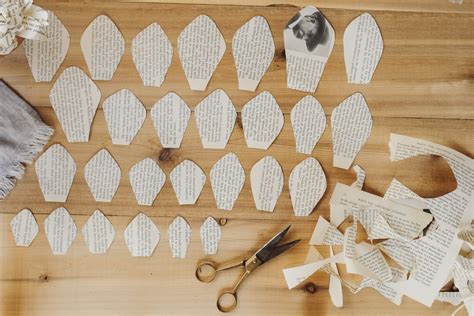 Image result for Book Paper Flower Tutorial