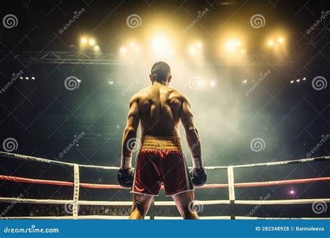 Boxing Match Back View Shot 的图像结果