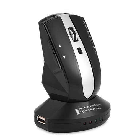 Amazon.in: Buy Ergonomic Design Wireless 2.4GHz Mouse USB Hub 3-Port ...