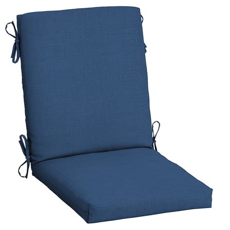 Arden Selections 20-in x 20-in Cobalt Blue Texture Patio Chair Cushion ...