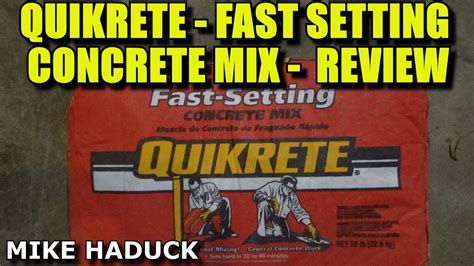Rezultat imagine pentru Using Quikrete Fast Setting Concrete