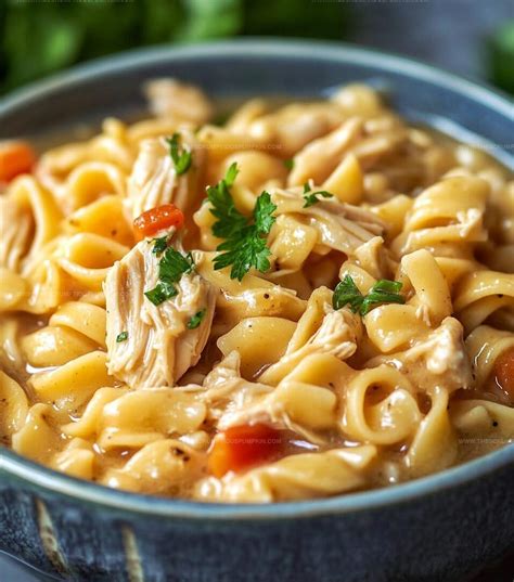 The Creamiest Good Gravy Crock Pot Chicken Noodles Recipe Ever - The ...