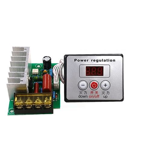 Регулятор напряжения AC SCR 4000 Вт, диммер, регулятор скорости ...