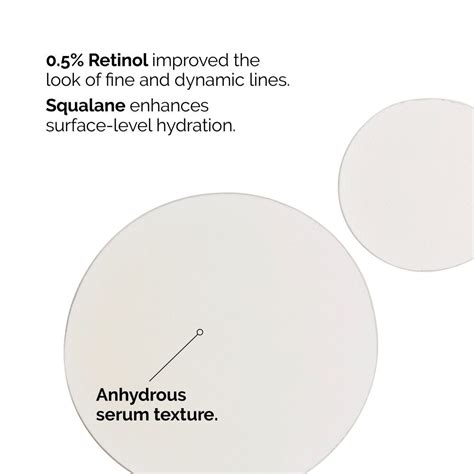 The Ordinary - Anti-aging Facial Serum - Retinol 0.5% in Squalane - 30 ...