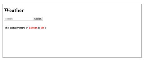 Fetch Weather HTML/JavaScript 的图像结果