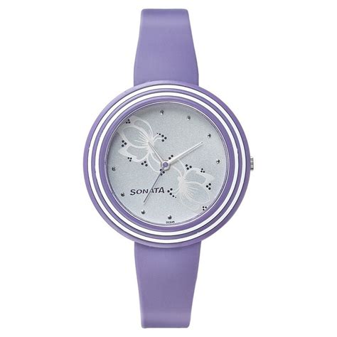 Buy Online Sonata Quartz Analog Silver Dial Strap Watch for Women ...