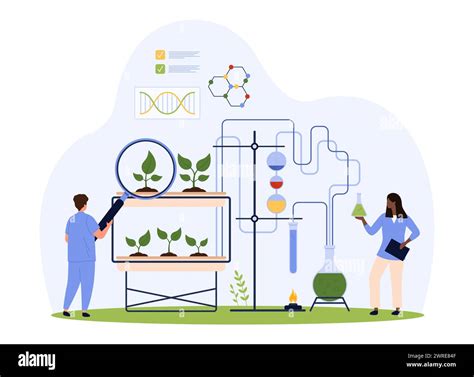 Biotechnology Lab Experiment Cartoon Image 的图像结果