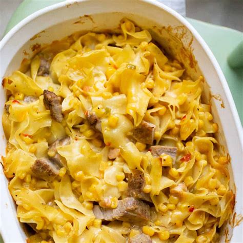Saucy Pork and Noodle Bake | Recipe Cart