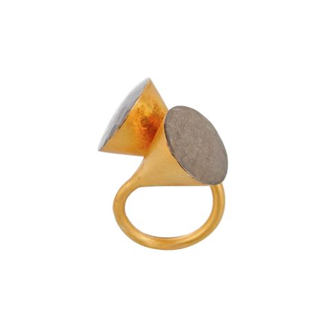 Unique Gold plated ring