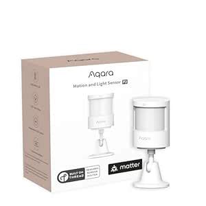 Aqara Motion and Light Sensor P2, Matter Over Thread, Requires 2-in-1 ...