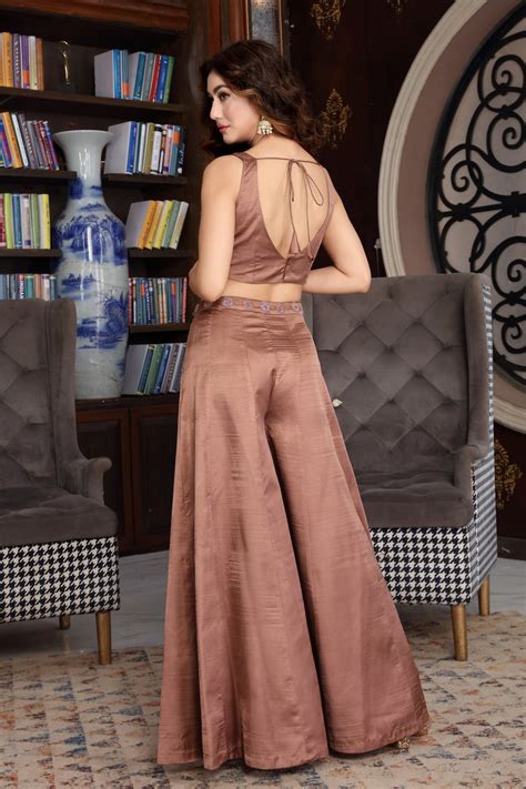 Dark Beige Palazzo Set – RR Label