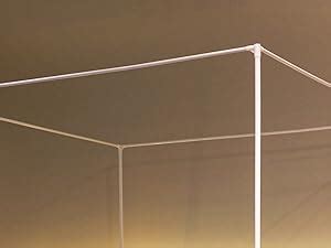 ABJA Mosquito Net with 4 Posters Frame Attachable to Bed Frame (Queen ...