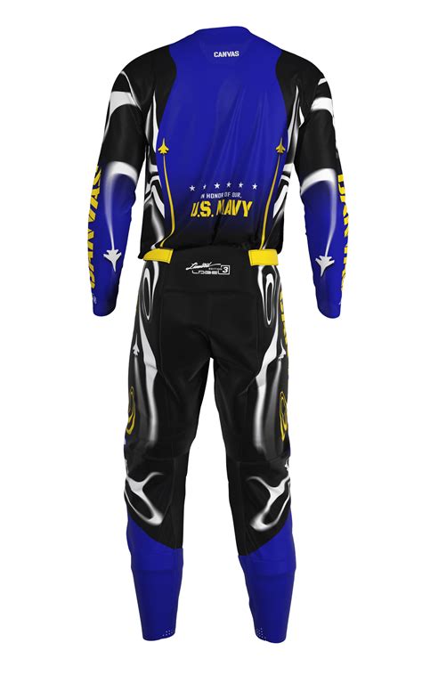 Label Series 3 Custom MX Gear - Blue Angels | Rival Ink Design Co