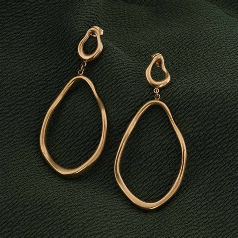 Buy Danglers Earrings | Gold Dangler Earrings – PALMONAS