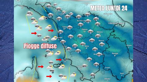 METEO DOMANI: SI PREPARANO ALTRE PIOGGE - METEO TOSCANA