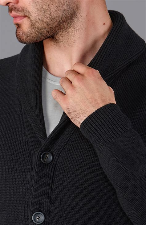 Shop Men’s Cotton Shawl Collar Cardigan: Effortless Layering Piece for ...