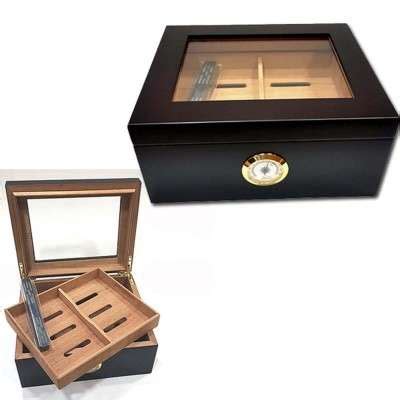 121 Humidor with Glass Window Sikarlan