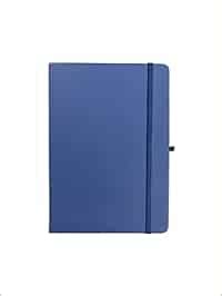 AMINIT Hard Bound A5 PU Leather Diary with Elastic Lock for Office and ...