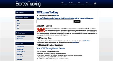 Image result for Real-Time Tracking of TNT Express