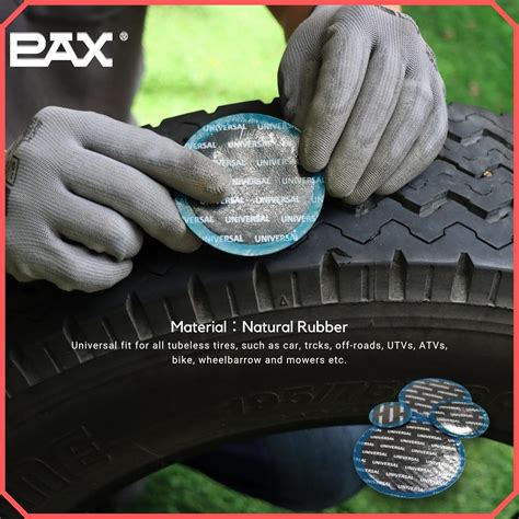 Buy PAX 30 Pcs 42mm Round Universal Tire and Tube Patch Repair Kits ...