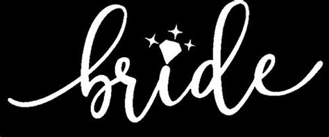 Makarios LLC Bride Diamond Cursive Cars Trucks Vans Walls Laptop MKR ...