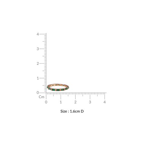 Ring Online - Premium Green And Gold Dainty Finger Ring | Nestasia