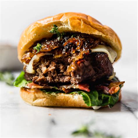 French Onion Dip Burger Recipe | Deporecipe.co