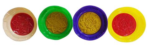 Buy Set of 4 Plastic Dates 3.2" Maamoul Mamoul Ma’moul Ma'amoul Dates ...