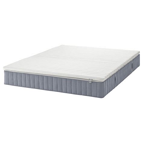 VALEVÅG mattress and mattress pad, extra firm light blue/Nisseholm ...