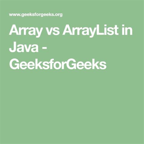 Array vs ArrayList Java 的图像结果