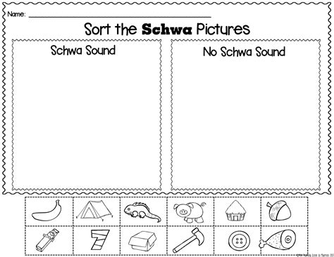 Schwa A Worksheets - Printable Word Searches