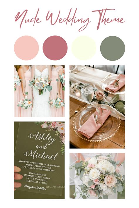 Nude Elegance: 10 Gorgeous Wedding Color Palettes for Your Big Day - Elegantweddinginvites.com Blog