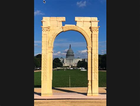 The Arch Of Baal Was Put Up In Washington D.C. One Day Before Brett ...
